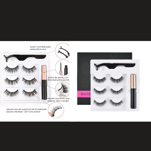 Magnetic Eyelashes and Eyeliner Kit