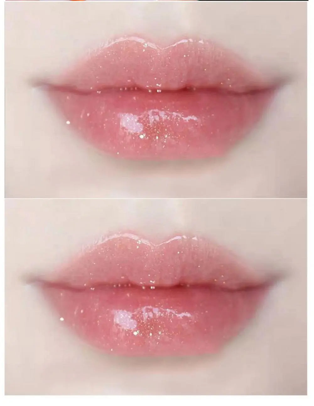 Glitter Base Transparent Lip Gloss (Set of 6 colors)
