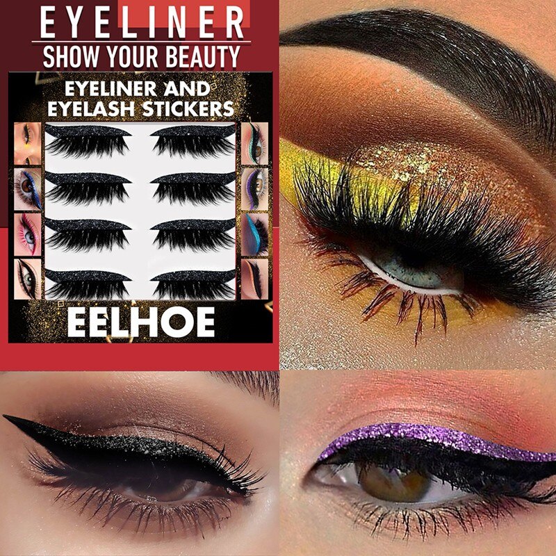 Glitter Eyeliner and Eyelash Sticker