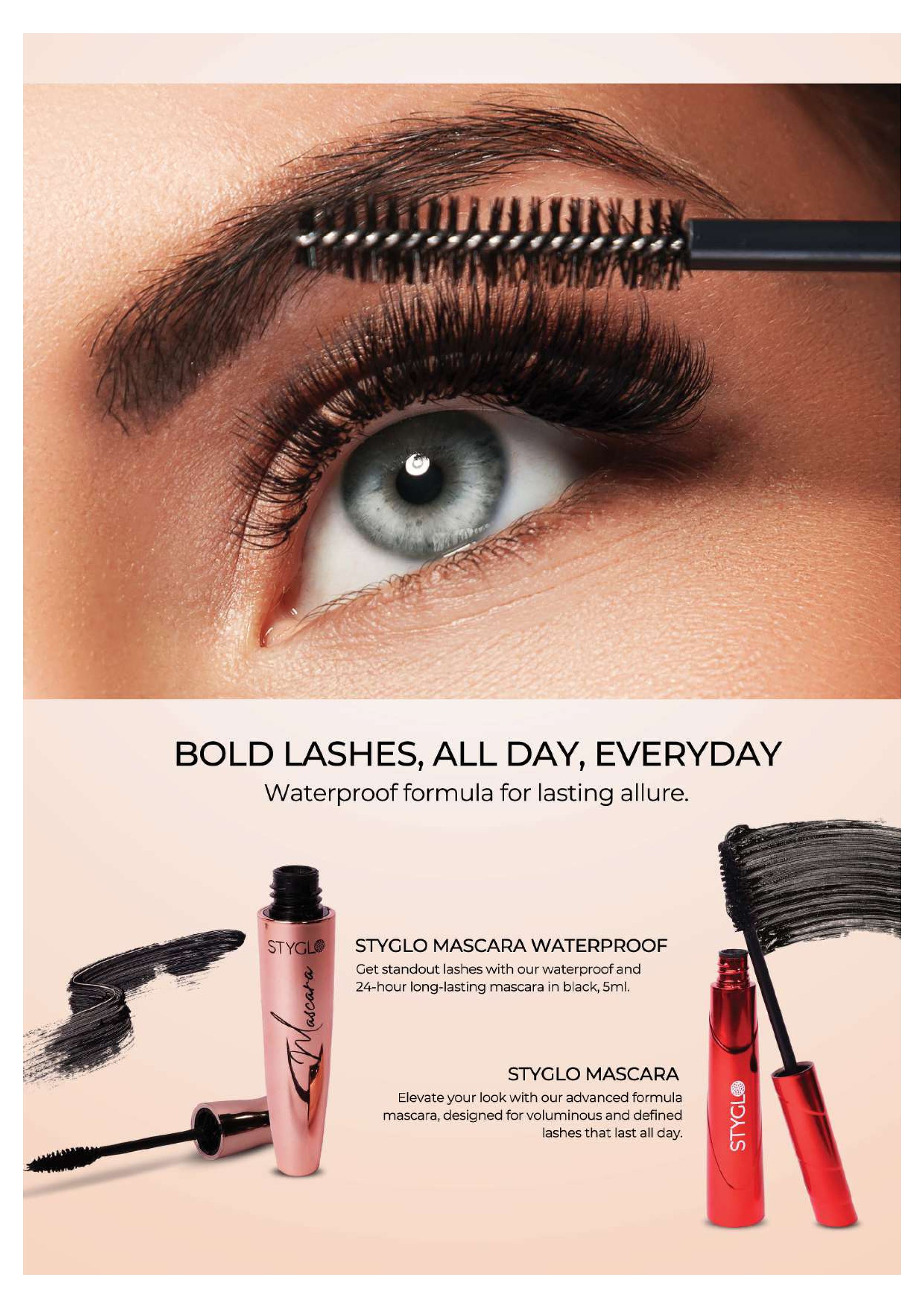 Styglo™- Curling Spiral Waterproof Mascara